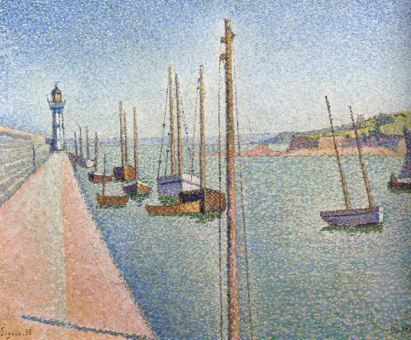 Paul Signac masts portrieux opus Germany oil painting art
